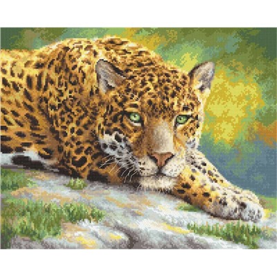 Набор для вышивания LETISTITCH  920 - Умиротворенный ягуар