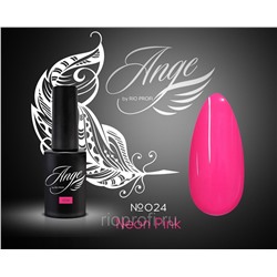 Каучуковый гель-лак Ange by Rio Profi №24 Neon pink, 7 мл