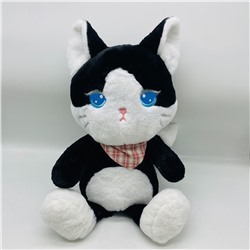 Мягкая игрушка Кошка черная с платком 45 см (арт. YE90904-15)