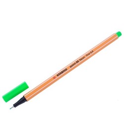 Ручка капиллярная 88/033 НЕОН 0.4мм зеленая STABILO