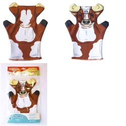 Кукольный Театр БиБаБо Бык (1 герой, кукла-перчатка, в пакете, от 3 лет) 03733, (ООО "Десятое королевство")