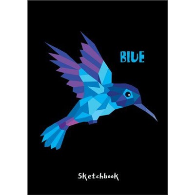 Скетчбук Колибри. Blue (А5), (Проф-Пресс, 2021), 7Б, c.160