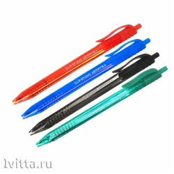 Ручка шариковая автоматическая ClipStudio Авторучка (синяя) 0,7мм - 3шт.