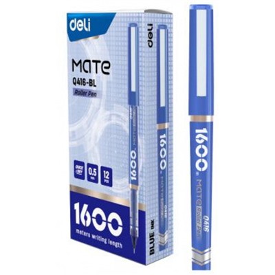 Ручка-роллер 0.5мм EQ416-BL синий (1658050) Deli