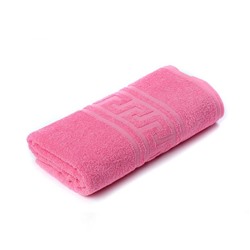 Полотенце махровое - Ярко-розовый