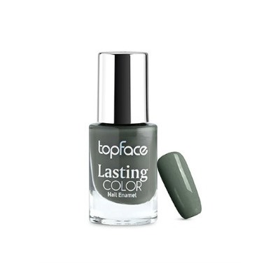 Topface Лак для ногтей Lasting color тон 56 графитовый- PT104 (9мл)