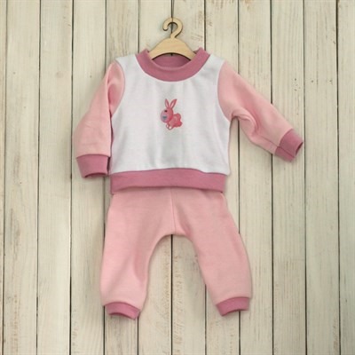 Одежда для бебиборна (рост 43 см) Брючки и толстовка розовые, ОК-002, 1 комплект