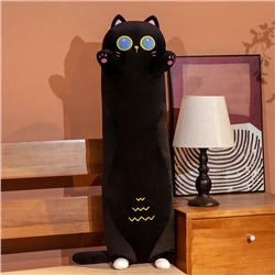 Мягкая игрушка Кот длинный Черныш 110 см