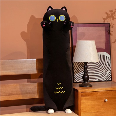 Мягкая игрушка Кот длинный Черныш 65 см