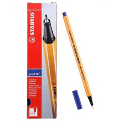 Ручка капиллярная 88/41 синяя 0.4мм STABILO
