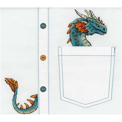 Набор для вышивания «МП Студия»  В-252 Благородный дракон