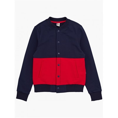 Бомбер (куртка) (122-146см) UD 7718-1(3) синий/красный