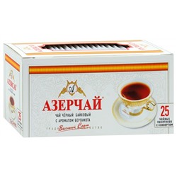 Азерчай черный с ароматом бергамота 25 пакетиков
